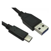 Spire USB 3.0 to USB Type-C Cable, Black, 1 Metre | Quzo UK