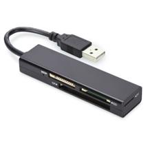 Ednet 85241 card reader Black USB 2.0 | Quzo UK