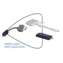 HDMI Adapter Ring with 2 Adaptors USB C & Apple Lightning Male to