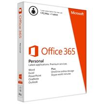 Microsoft Office Software | Microsoft Office 365 Personal 1 license(s) 1 year(s) English