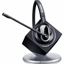 Sennheiser DW Pro 1 PHONE Headset Ear-hook, Head-band Black, Silver
