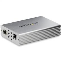 StarTech.com 10GbE Fiber Ethernet Media Converter for 1/2.5/5/10Gbps