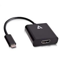 V7 USB-C male to HDMI female Adapter Black | V7 USB-C male to HDMI female Adapter Black | Quzo UK