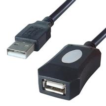 15m USB 2.0 A Male to A Female Cable | Quzo UK