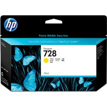 HP 728 | HP 728 130ml Yellow DesignJet Ink Cartridge. Colour ink type: Dyebased