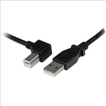 Startech USB Cable | StarTech.com 1m USB 2.0 A to Left Angle B Cable - M/M