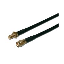 ASSMANN Electronic CFD200 3m coaxial cable RP SMA Black