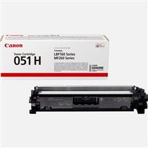 Canon 051H High Yield Toner Cartridge, Black. Black toner page yield: