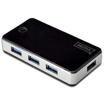 Digitus USB 3.0 Hub, 4-port black | Quzo UK