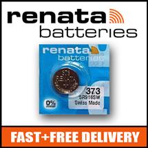 Renata Watch Batteries | 1 x Renata 373 Watch Battery 1.55v SR916W  Official Renata Watch