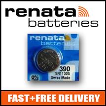 Watch Batteries | 1 x Renata 390 Watch Battery 1.55v SR1130S  Official Renata Watch