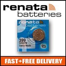 Watch Batteries | 1 x Renata 399 Watch Battery 1.55v SR927W  Official Renata Watch