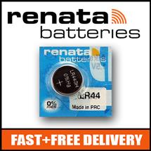1 x Renata LR44 Watch Battery 1.5v - Official Renata Watch Batteries