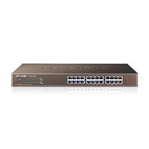 TPLINK TLSF1024, Unmanaged, Fast Ethernet (10/100), Full duplex, Rack