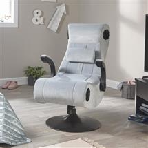 X Rocker Deluxe 4.1 Console gaming chair Padded seat Silver
