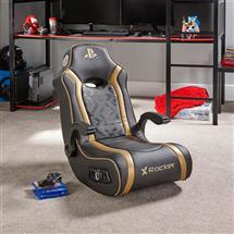 X Rocker Gold 2.1 Floor Rocker Console gaming chair Padded seat Black