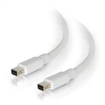 C2G 1m Mini DisplayPort Cable 4K UHD M/M - White | Quzo UK