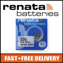 1 x Renata 335 Watch Battery 1.55v SR512SW  Official Renata Watch