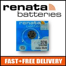 1 x Renata 376 Watch Battery 1.55v SR626W  Official Renata Watch