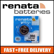 1 x Renata 380 Watch Battery 1.55v SR936W  Official Renata Watch