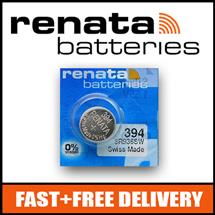1 x Renata 394 Watch Battery 1.55v SR936SW  Official Renata Watch