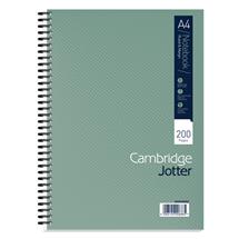 Cambridge Jotter A4 Wirebound Card Cover Notebook Ruled 200 Pages
