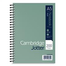 Cambridge Jotter A5 Wirebound Card Cover Notebook Ruled 200 Pages