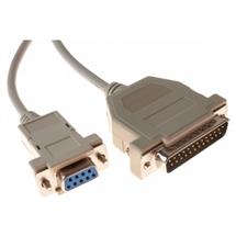 Hypertec 139001-HY serial cable White 1.8 m DB-25 DB-9