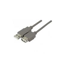 USB 2.0 A/A entry-level extension cord Grey- 1.80 m - 149385-HY