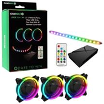 Game Max Addressable RGB 3in1 Kit with 3 Velocity Fans, 0.3m Viper LED