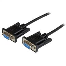 Startech  | StarTech.com 1m Black DB9 RS232 Serial Null Modem Cable F/F