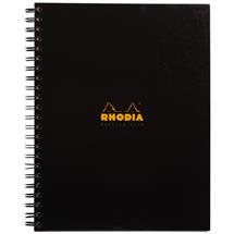 Rhodia Business Wirebound Meeting Book A4 Black PK3