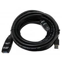 10m USB3 A Male to A Female Extension Cable Black | Quzo UK