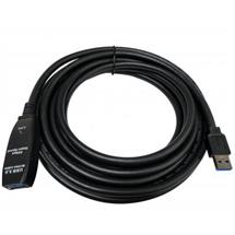5m USB3 A Male to A Female Extension Cable Black | Quzo UK