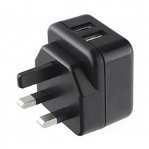 Pama 3-pin Wall Plug USB-C & USB-A Charger, 3 AMP | In Stock