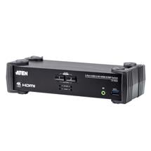 KVM Switch HDMI | Aten CS1822 KVM switch Black | Quzo