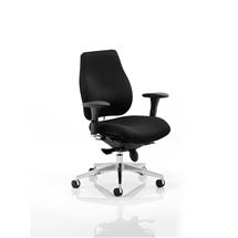 Chiro Plus Chair Black with Arms PO000001 | In Stock