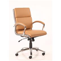 Classic Executive Chair Medium Back Tan EX000011 | In Stock