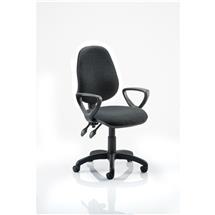 Eclipse Plus II Chair Charcoal Loop Arms KC0024 | Quzo UK