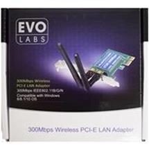 Evo Labs Wireless Adaptor | Evo Labs NPEVO-N300PCIE network card Internal WLAN 300 Mbit/s