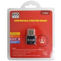 Evo Labs Wireless Adaptor | Evo Labs NPEVO-N300USBAD network card WLAN 300 Mbit/s