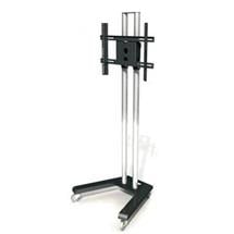 Brackets And Mounts | Trolley / Floor Stand 32&quot;  55&quot; Black and Silver Trolley
