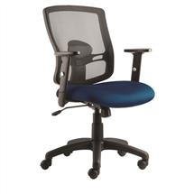 Portland Chair Blue Seat With Arms OP000219 | In Stock