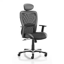 Victor Office Chairs | Victor II Executive Chair Black With Headrest KC0160