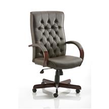 Chesterfield Office Chairs | Chesterfield Executive Chair Brown Leather EX000003