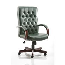Chesterfield | Chesterfield Executive Chair Green Leather EX000006