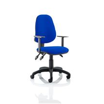Eclipse Plus III Chair Blue Adjustable Arms KC0044