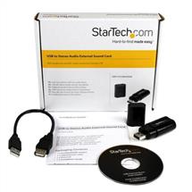 StarTech.com USB Stereo Audio Adapter External Sound Card, USB