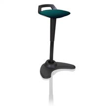 Spry Office Chairs | Dynamic Spry Stool Black Frame and Bespoke Colour Fabric Seat Maringa