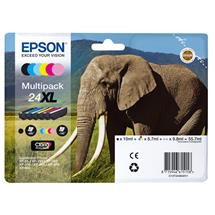 Epson Multipack 6-colours 24XL Claria Photo HD Ink | Epson Elephant Multipack 6-colours 24XL Claria Photo HD Ink